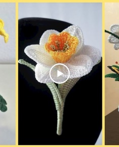Latest DIY Crochet Flowers For Home Decoration