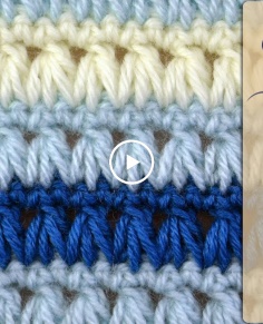 How to Crochet Triads Stitch baby blanket ? Free Step by Step Crochet Tutorial