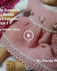 My Little Sweetie Baby Dress  Crochet Tutorial