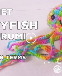 Crochet Amigurumi Jellyfish (Quick & Easy!) Ideal for Beginners
