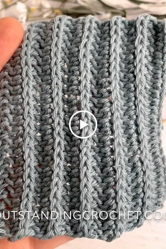 How to Crochet Entrelac-Tunisian Interlaced Patchwork Diamonds Entrelec