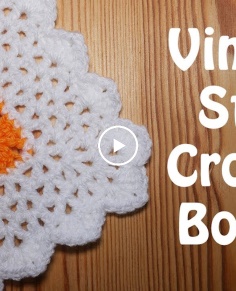 Simple Vintage V Stitch Crochet Border - Elegant finish for your blankets!