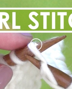 HOW TO PURL STITCH Step by Step Slowly with Studio Knit