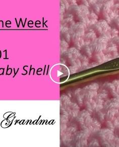 Stitch Of The Week Delicate Baby Shell Pattern
