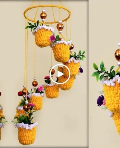 WOW  Woolen Crochet Wall Hanging DIY Wall Hanging Making at Home