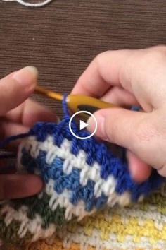 How to Make Moss Stitch Blanket