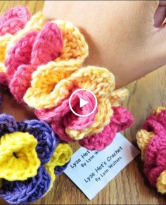 Crochet Ruffle Shell Hair Scrunchies  Less than 45 Minutes to Make