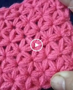 333-Crochet42Simple and Elegant Crochet Star stitch (HindiUrdu)