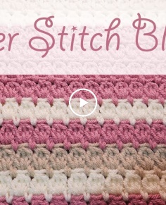 Really Easy Crochet Cluster Baby Blanket
