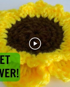 Crochet Sunflower Tutorial
