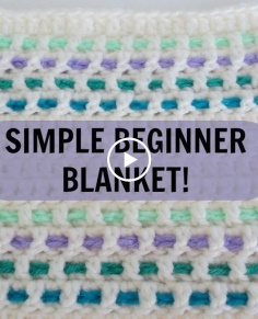 Simple Blanket Pattern for Beginners