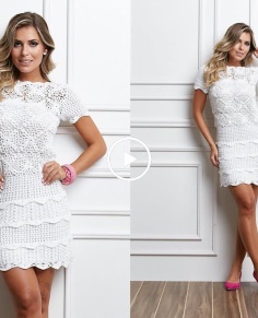 Amazing Summer White Dress Pattern