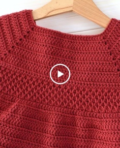 How to crochet a Childrens Tunisian Crochet Smock Stitch Dress