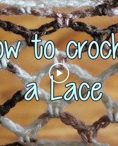 How to crochet a Basic Lace - Crochet Lessons