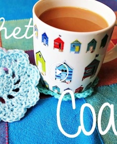 DIY Crochet Doily Coaster How To 