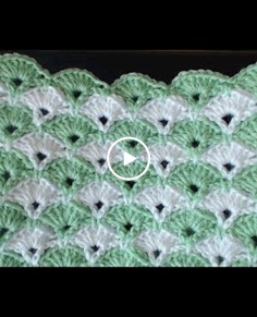 Crochet Blanket This Amazing Fantastic Fans Simply Gorgeous  American AND UK Crochet Terms