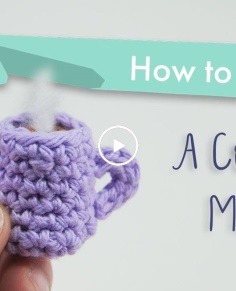 How to Crochet a Coffee Mug Keychain