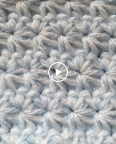 Star Stitch Baby Blanket Video Tutorial