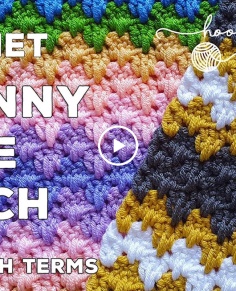 Crochet Granny Spike Stitch Tutorial (Great for Blankets!)
