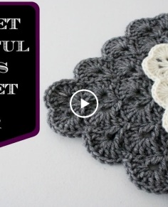 How To Crochet A Beautiful Shells Blanket In One Color