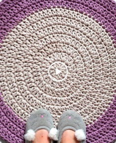 How to Crochet a Seamless Round Rug: Detailed Tutorial for Beginners