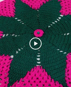 New !!! Crochet Pattern at Home  Beautiful Design Rumal  Woolen Crafts  DIY Table Mat  Thalpos