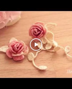 how to make crochet rose flower