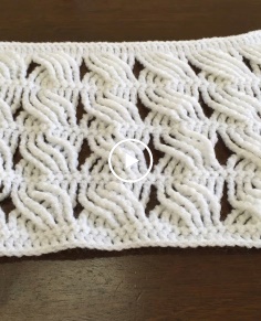 Crochet Pattern - cable crochet stitch