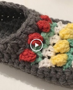 How to crochet slippers for women