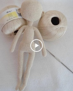 How to Crochet Amigurumi Doll Body 