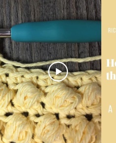 How to Crochet the Puff Stitch