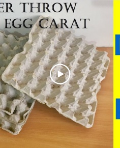 Best DIY craft from waste Egg tray  Home decor craft ideas  Waste material craft idea