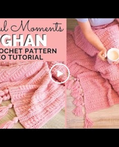 Peaceful Moments Afghan Free Crochet Blanket Pattern