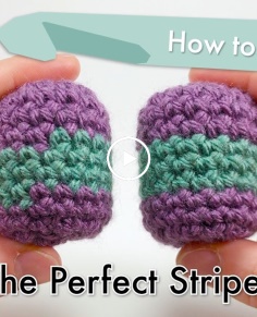 How to Crochet The Perfect Stripes  Amigurumi Tutorial