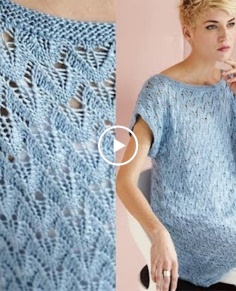 Wing Lace Tunic Vogue Knitting Spring