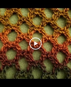 The Honeycomb Trellis Stitch Crochet Tutorial!