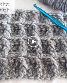 How to crochet The Waffle Stitch - Easy for begginers