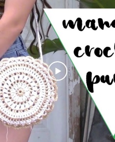 DIY Crochet Purse  Crochet Mandala Crossbody Bag