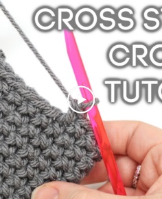 HOW TO CROCHET THE CROSS STITCH SINGLEDOUBLE CROCHET  Bella Coco Crochet