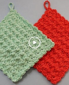 A Pretty Simple Dishcloth - Crochet Quick Fix - Pattern amp; Tutorial