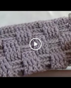 Crochet Basket Weave Stitch - Blanket