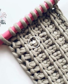 Tunisian Crochet Rib Stitch for Beginner