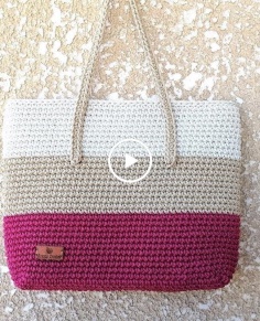 Crochet Bag Tutorial with Single Stitch