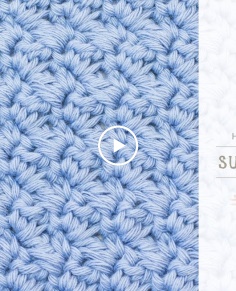 How To: Crochet The Suzette Stitch  Easy Tutorial by Hopeful Honey