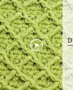 How To: Crochet The Diamond Stitch  Easy Tutorial by Hopeful Honey