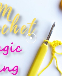 How to Crochet the Magic Ring (Circle) For Beginners