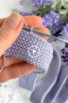 Amazing slip stitch for bag straps