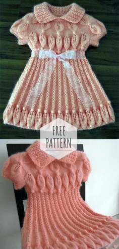 Crochet Dress for Kids Free Pattern