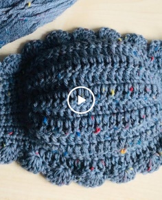 How to crochet  face mask  with shell stitch crochetlyn