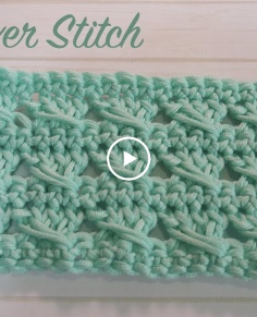 Simple Crochet: Cross Over Stitch - scarves  blankets etc.